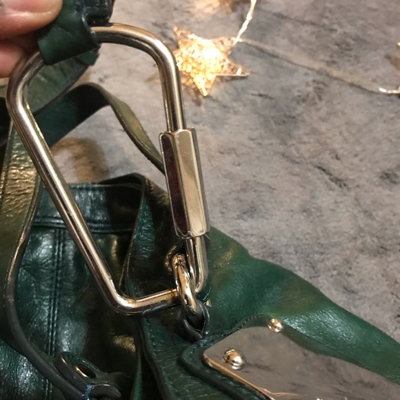 Dark Green DKNY Bag with Black linings - Picture 5 of 8